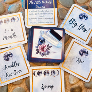 The Little Deck of Answers & Crystal Starter Kit