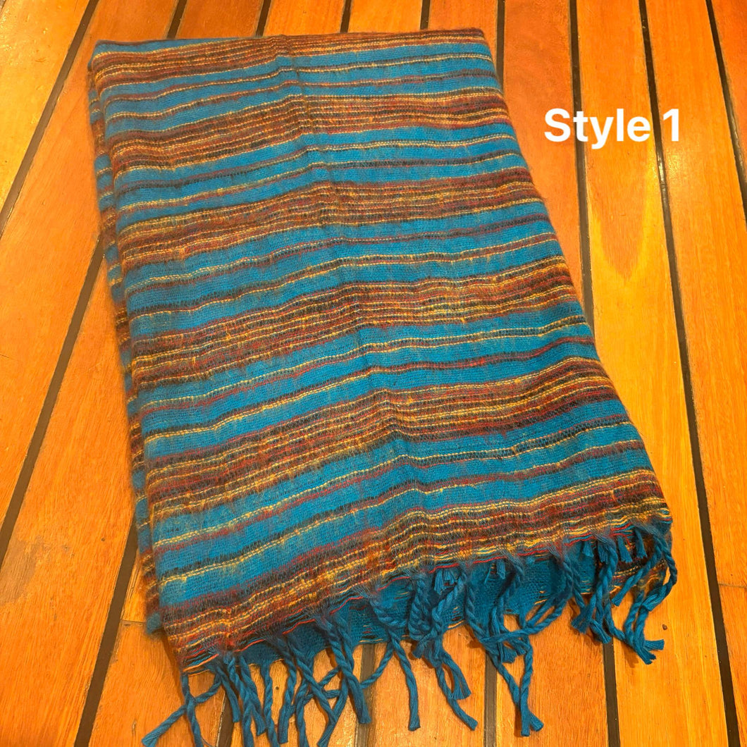 Nepalese Wool Throw Rug