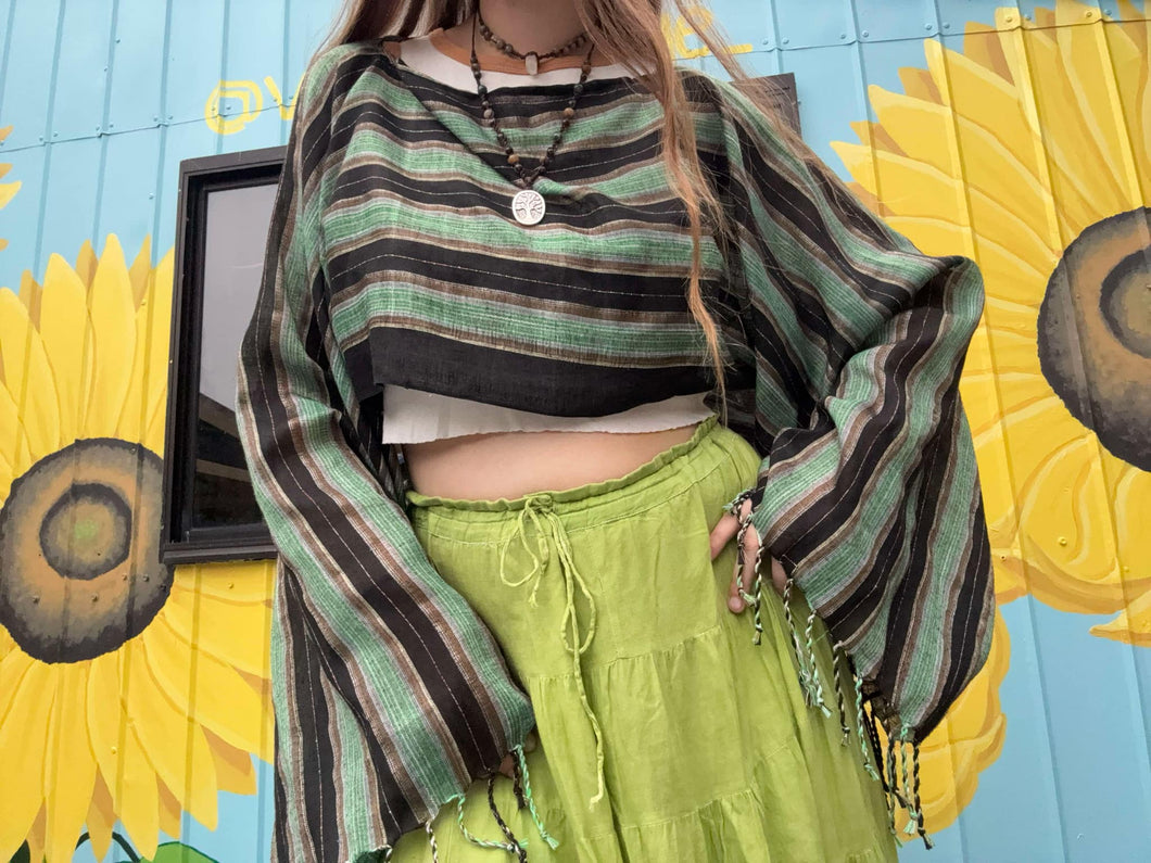 Handmade Boho Shawl Top Style 36