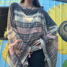 Load image into Gallery viewer, Handmade Boho Shawl Top Style 11
