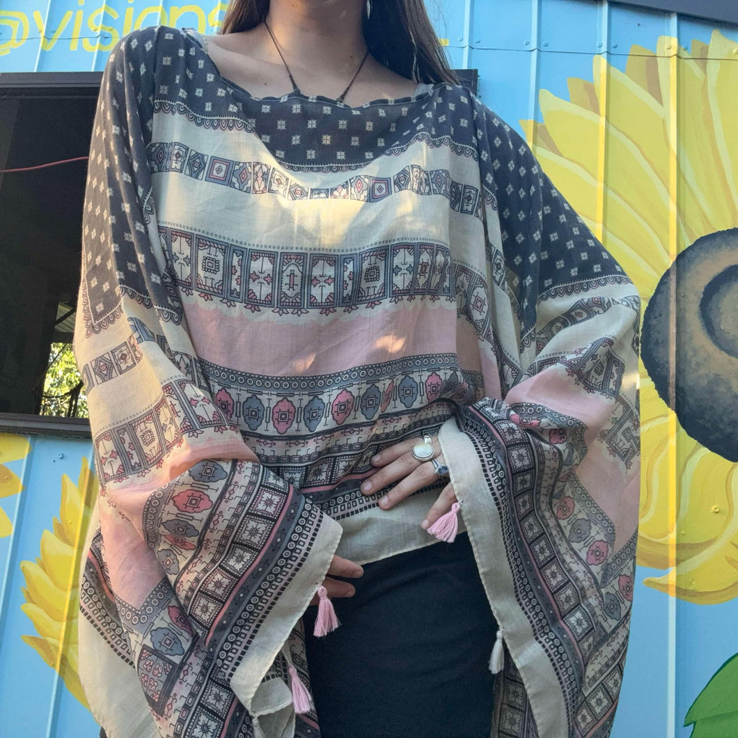 Handmade Boho Shawl Top Style 11