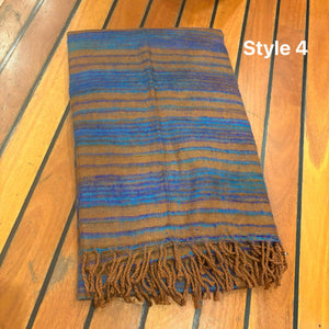 Nepalese Wool Throw Rug