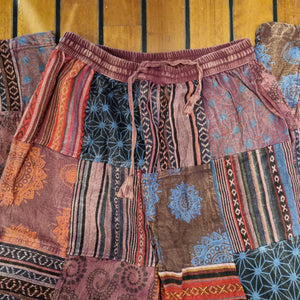 Hippie Patchwork Pants ~ XL ~ boho ~ festival ~ gypsy ~