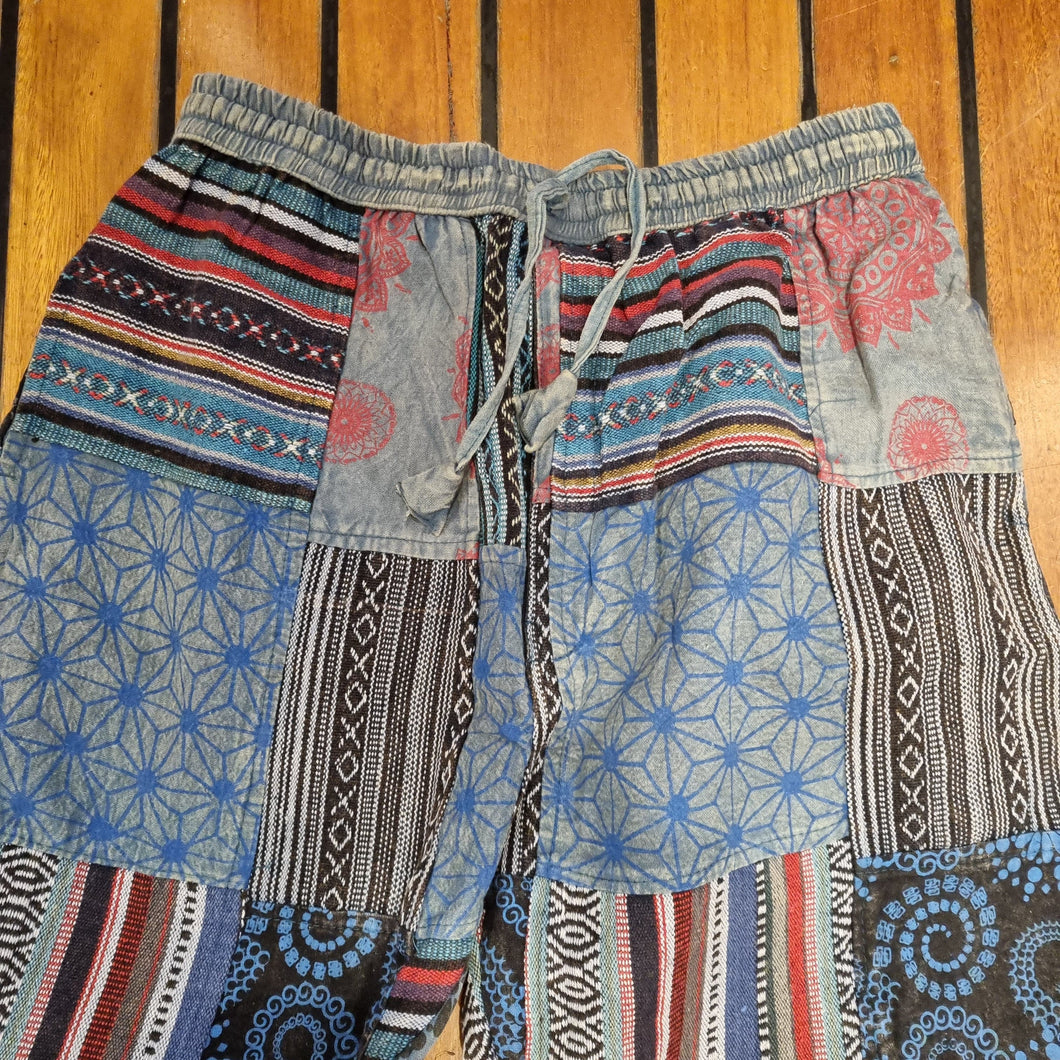 Hippie Patchwork Pants ~ XL ~ boho ~ festival ~ gypsy ~
