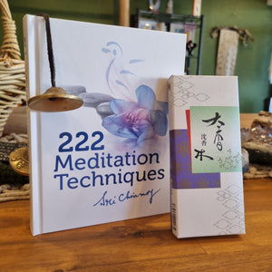 Lani’s Meditation kit ~  incense ~ bells ~ book