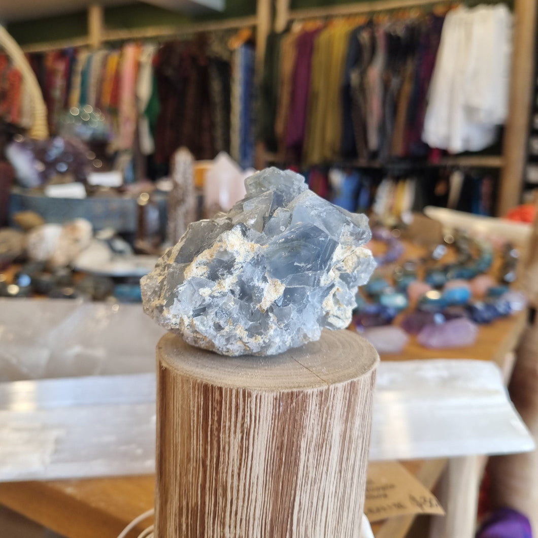 Celestite Cluster #1 - Beautiful Stone to Bring Calmness to an Anxious Mind