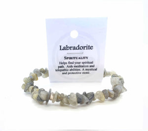 Labradorite Chip Bracelet