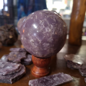 Lepidolite Sphere ~ Sleep ~ Calming ~