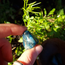 Load image into Gallery viewer, Blue Apatite tumble stone