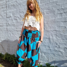 Load image into Gallery viewer, Patch Drop Crotch Harem Alibaba Pants ~ Free Size ~ boho ~ festival ~ gypsy ~