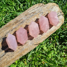Load image into Gallery viewer, Double Terminated Rose Quartz Points