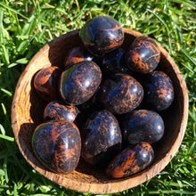 Load image into Gallery viewer, Mahogany Obsidian Tumble Stone ~ Intuitively Chosen for You.