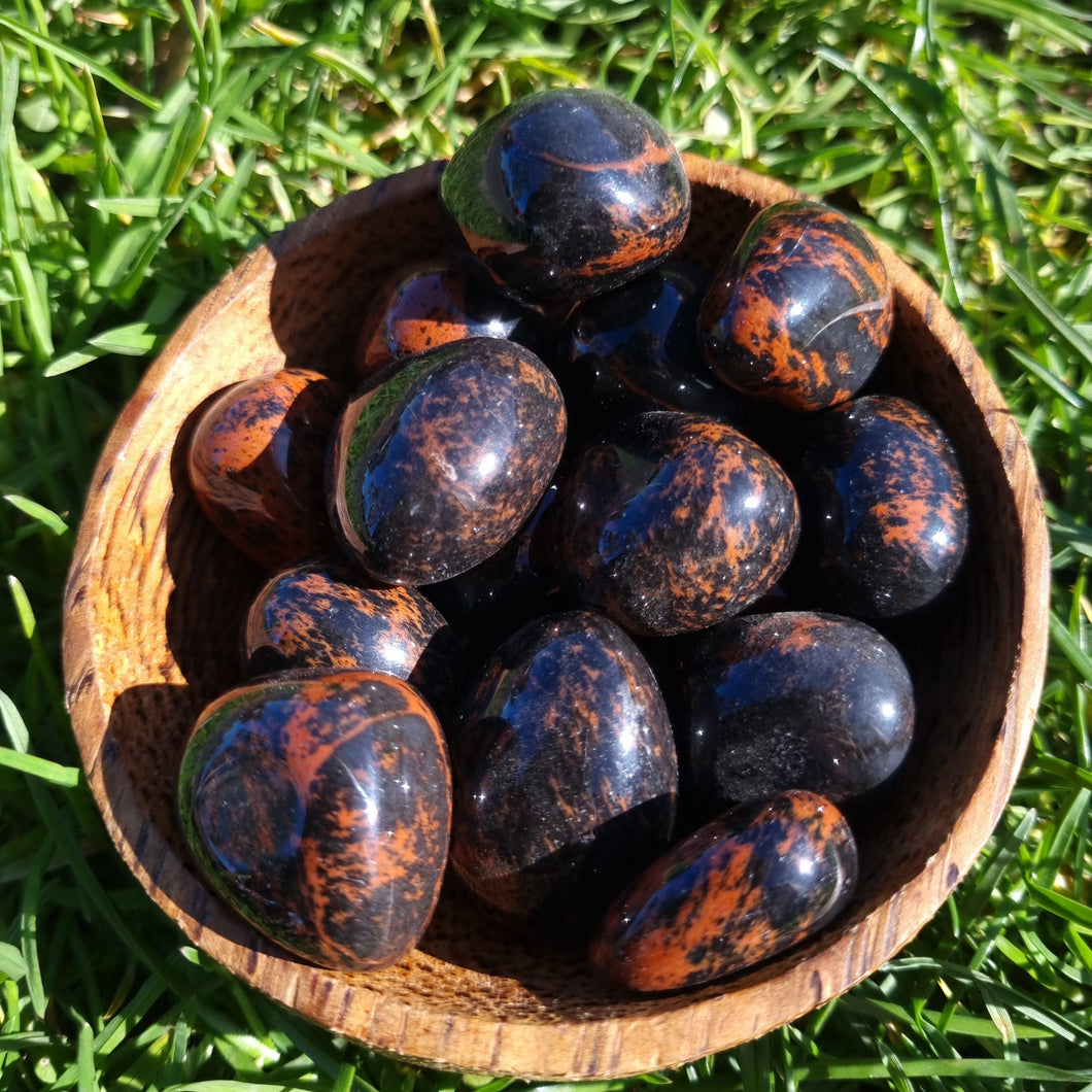 Mahogany Obsidian Tumble Stone ~ Intuitively Chosen for You.