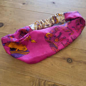 Sari Silk Hippie Headband