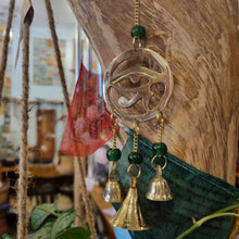 Load image into Gallery viewer, Eye of Horus Protection Hanging Bells - Meditation - Altar Space