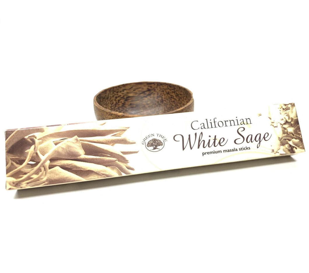 Green Tree Californian White Sage Incense  - 3 Packs for $10