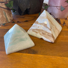 Load image into Gallery viewer, Caribbean Calcite Pyramids - Beautiful Blues
