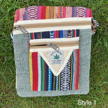 Load image into Gallery viewer, Hemp shoulder bag - Side Satchel, Book Bag, Made In Nepal