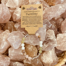 Load image into Gallery viewer, Fertility Gemstone Healing Bracelet