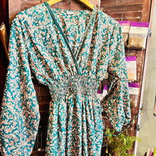 Load image into Gallery viewer, Sari Silk Gypsy Dress - Maxi Dress / Festival Wear