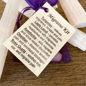 Gemstone Kit Migraine - Ease Tension and Pain