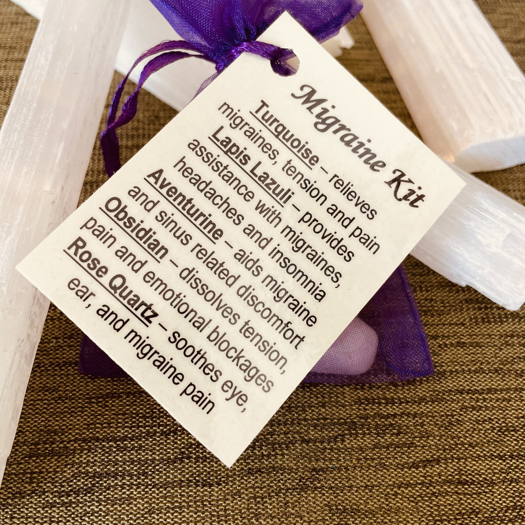 Gemstone Kit Migraine - Ease Tension and Pain
