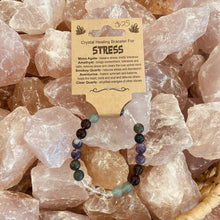 Load image into Gallery viewer, Stress Gemstone Healing Bracelet
