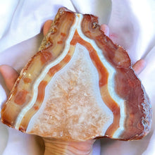 Load image into Gallery viewer, Large Carnelian &amp; Agate Freeform ~ Stabilising ~ creativity ~ Aids Fertility~