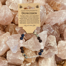 Load image into Gallery viewer, Depression Gemstone Healing Bracelet