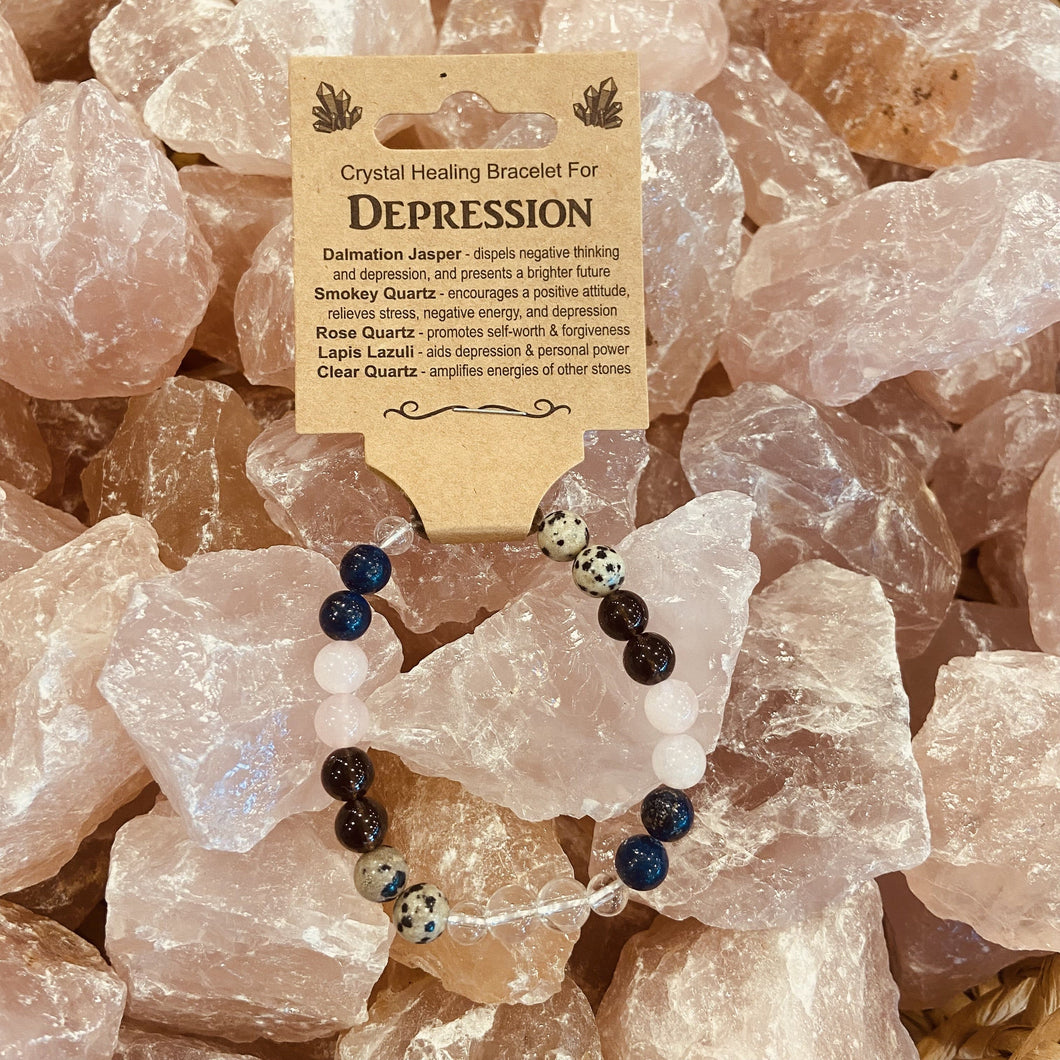 Depression Gemstone Healing Bracelet