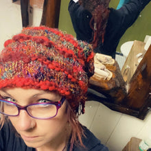 Load image into Gallery viewer, Boho Silk Thread Beanie - Any days a good hair day in this beanie!