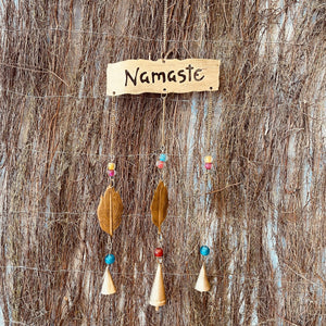 Namaste Hanging Bells - Wall Hanging - Hippie Homewares