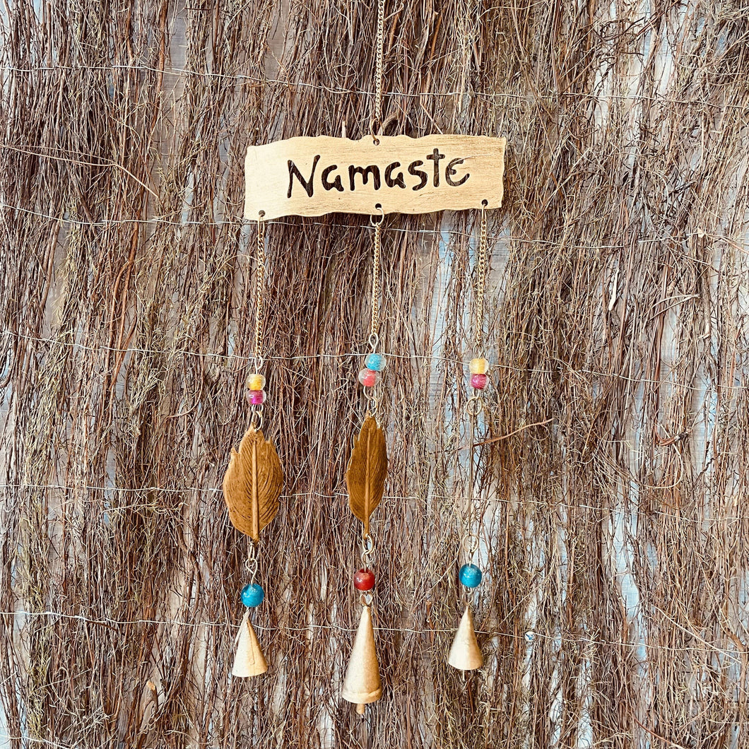 Namaste Hanging Bells - Wall Hanging - Hippie Homewares