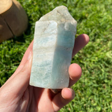 Load image into Gallery viewer, Aquamarine Rough Point  ~ Gemstone for Travel and Luck