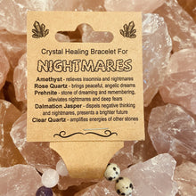 Load image into Gallery viewer, Nightmares Gemstone Healing Bracelet