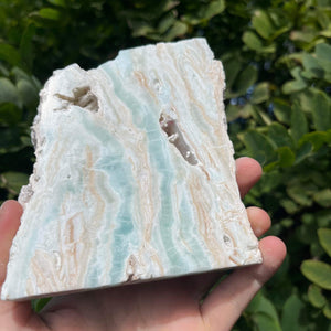 Caribbean Calcite Slab 1 ~ Soothing ~ grounding ~ healing