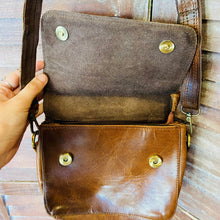 Load image into Gallery viewer, Leather Hand Bag ~ Handmade in India