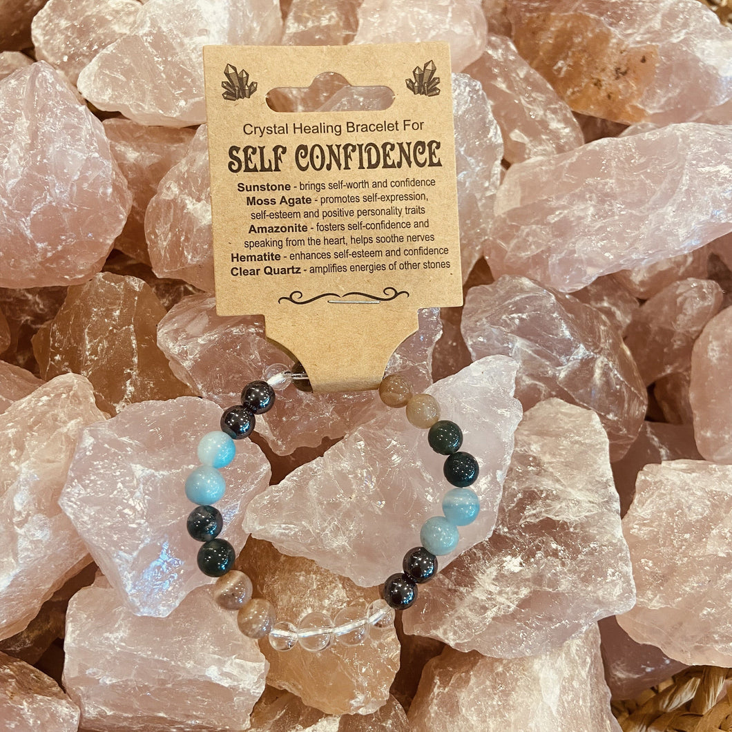 Self Confidence Gemstone Healing Bracelet