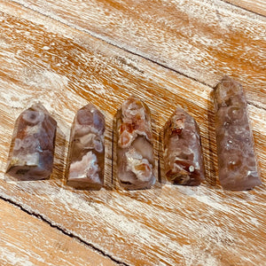 Flower Agate Points - Intuitively Chosen For You