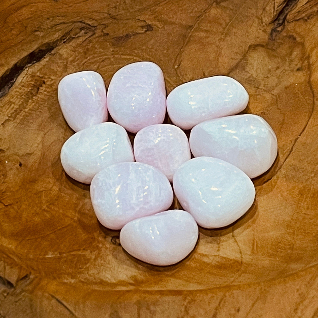 Pink Aragonite Tumbled Stone