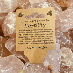 Fertility Gemstone Healing Bracelet
