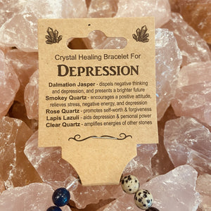 Depression Gemstone Healing Bracelet