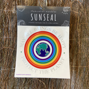 Sunseal Rainbow Earth Mandala