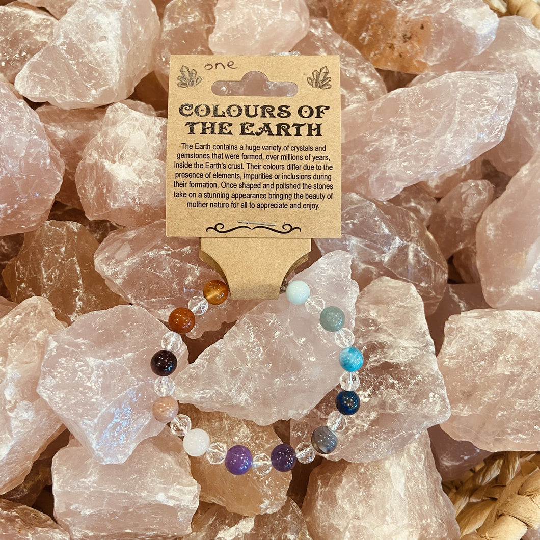Colours of the Earth Gemstone Bracelet One