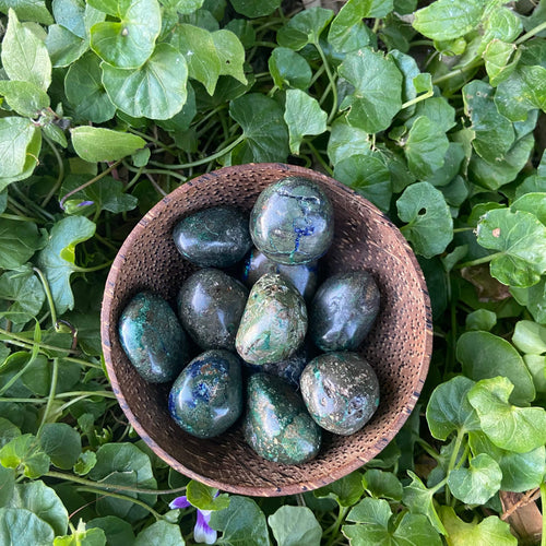 Azurite Malachite Tumble Stone ~ Crystals Unearthed Just For You