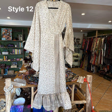 Load image into Gallery viewer, Sari Silk Kimono Dress - Boho Jacket / Festival Wear