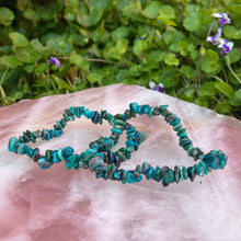 Load image into Gallery viewer, Chrysocolla Chip Bracelet