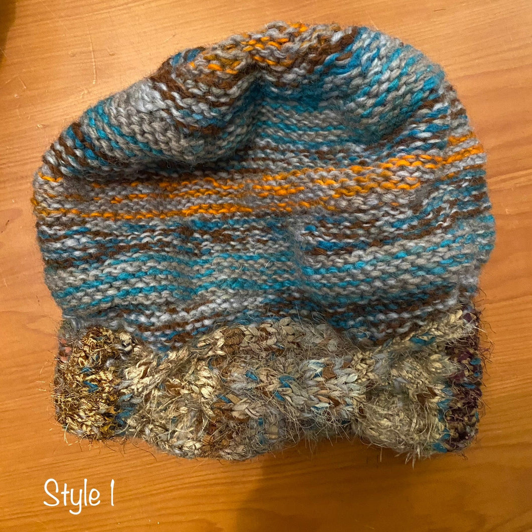 Hippie Knit Beanies - Slouch Beanie