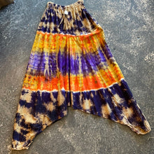 Load image into Gallery viewer, Hippie Tie Dye Drop Crotch Harem Pants ~ Free Size ~ boho ~ festival ~ gypsy ~