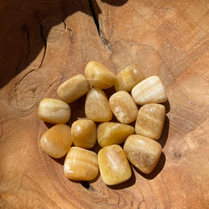 Yellow Aragonite Tumble Stone ~ Calmness ~ Sleep Aid ~ Higher Energies
